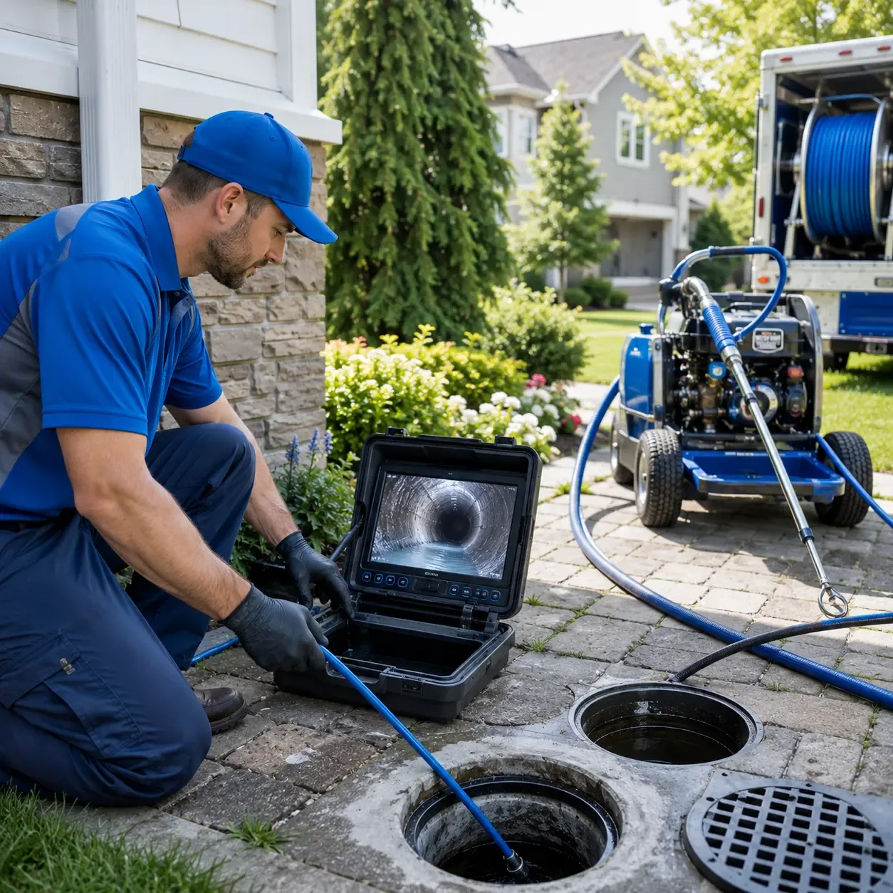 Outdoor drain cleaning professionals serving Broadbent, OR